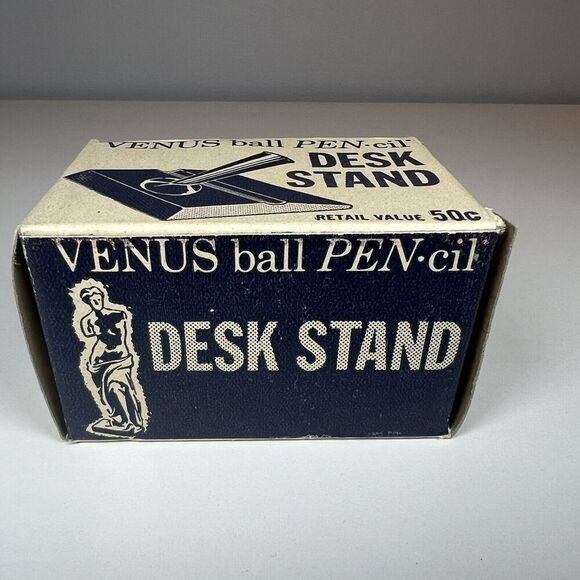 Venus Weighted Pen Desk Stand Style No 10-DS New Old Stock Vintage - Picture 7 of 8
